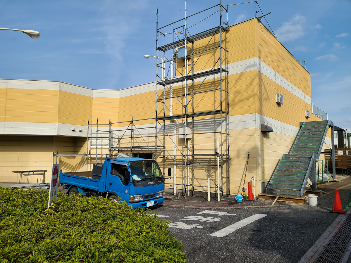 松戸新田駅近く「セレクション松戸店」の工事進む、オープンは5月中旬